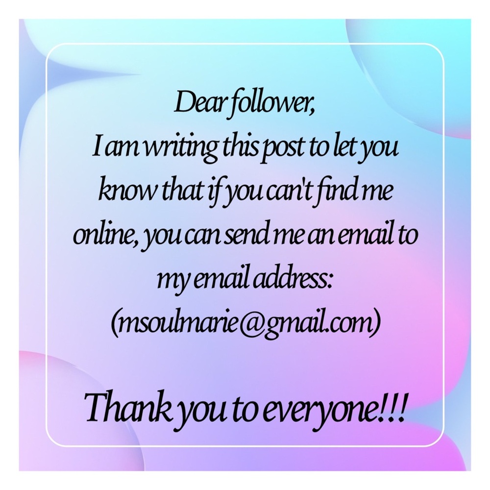 Dear Followers!